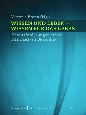 cover image of Wissen und Leben--Wissen für das Leben